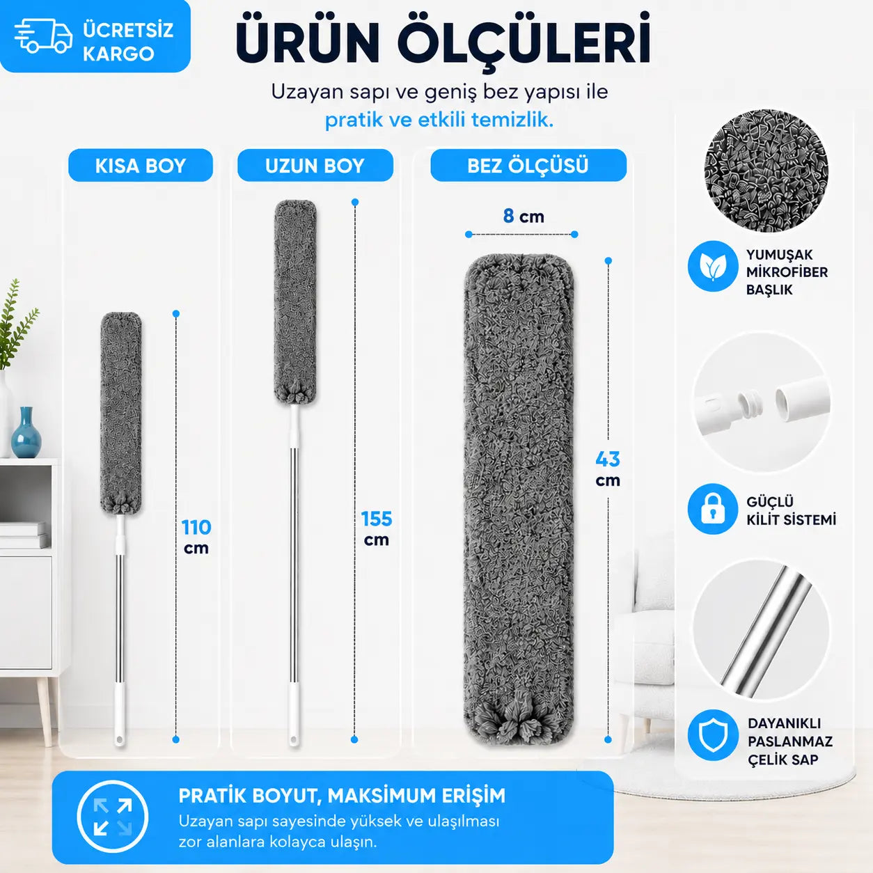 Nuvino™ Dip Köşe Mop
