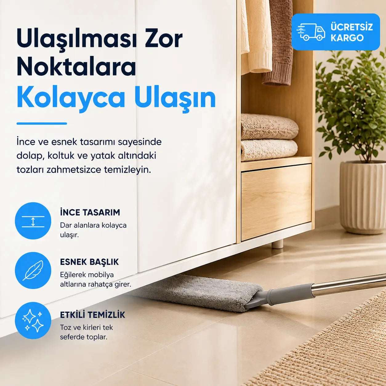 Nuvino™ Dip Köşe Mop