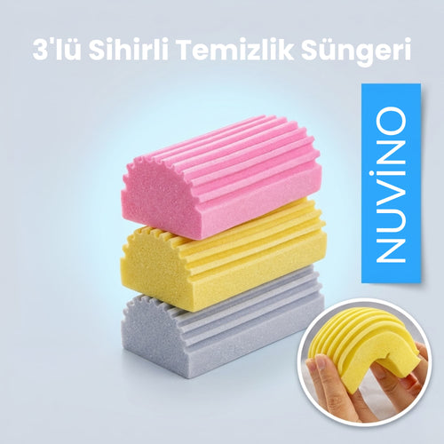 3'lü Sihirli Temizlik Süngeri